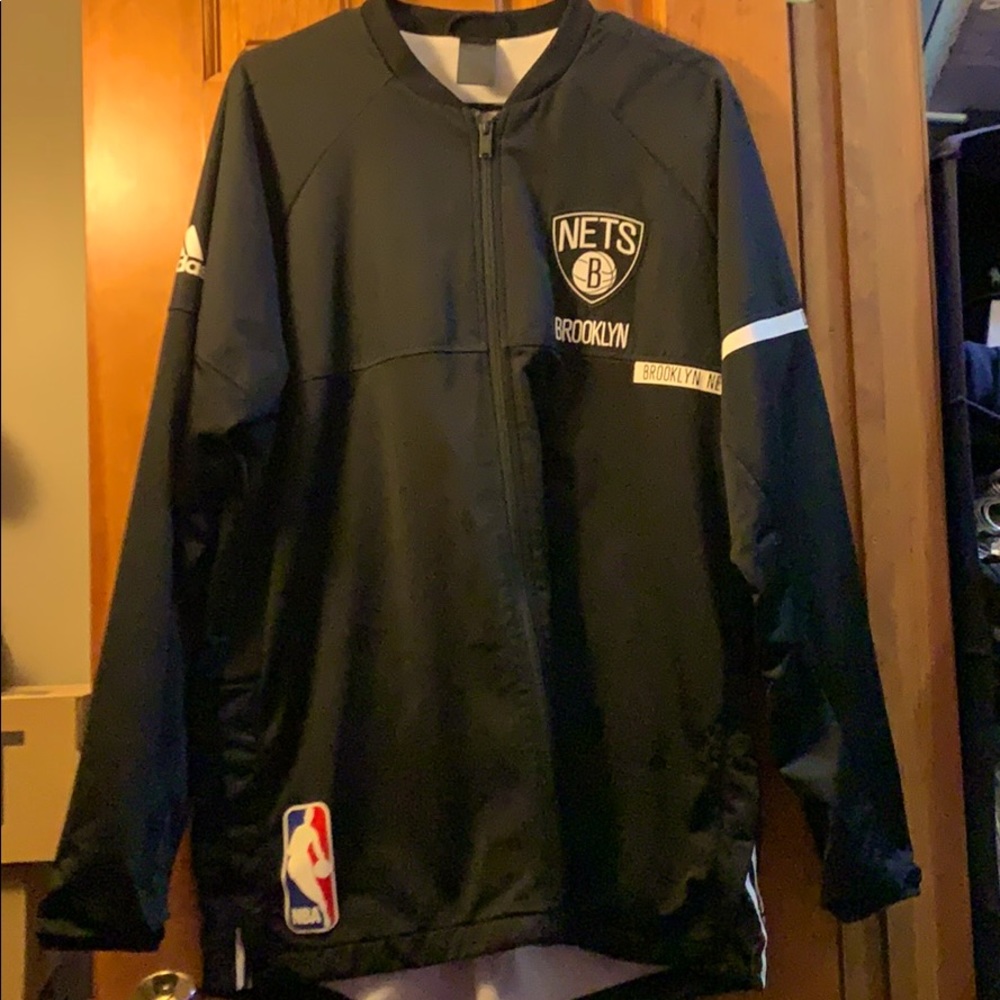 Official NBA Brooklyn Nets Practice Warmup Sweater